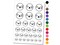 Sniggle Sloth; Kawaii Cute Horrified Scared Face Temporary Tattoo Water Resistant Fake Body Art Set Collection; Category:Temporary Tattoos; Image:2